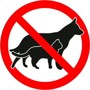 Провоз животных запрещен